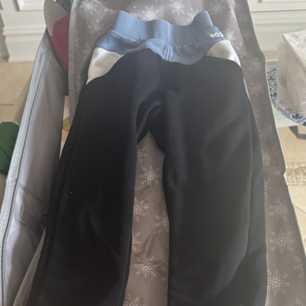 Hugo Boss Kids Black and Blue Joggers